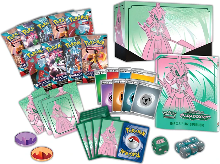 Pokémon - Karmesin & Purpur Top-Trainer Box Paradoxrift (verschiedene Ausführungen)
