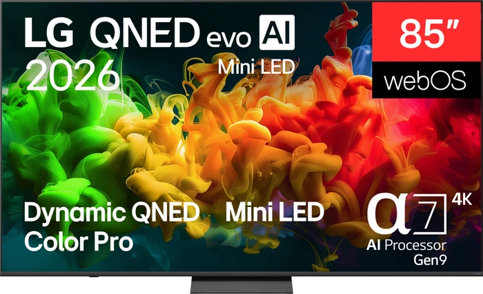 LG QNED evo MiniLED AI 85QNED80B6A