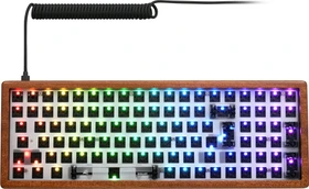 Sharkoon Skiller SGK50 S2 Wood Barebone Gaming Tastatur, holz, ISO/ANSI