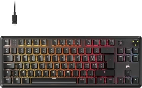 Corsair Gaming K70 CORE TKL RGB, schwarz, MLX RED V2, USB, IT