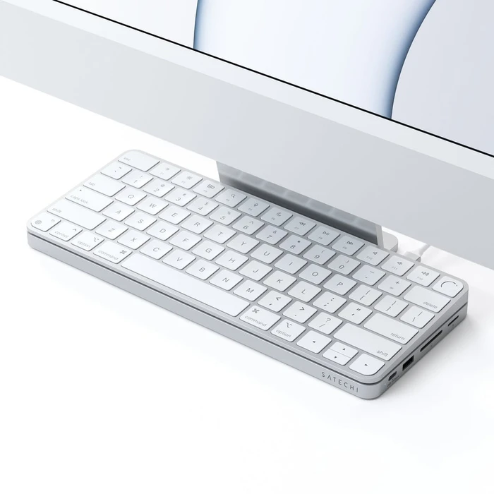 Satechi Slim Dock für 24" iMac 2021, Silver, USB-C 3.1 [Stecker]