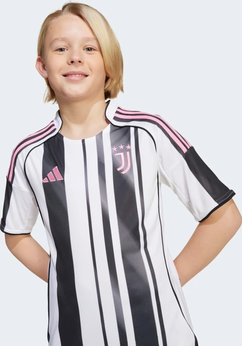 adidas Juventus Turin 2025/2026 Heimtrikot schwarz/weiß (Junior)
