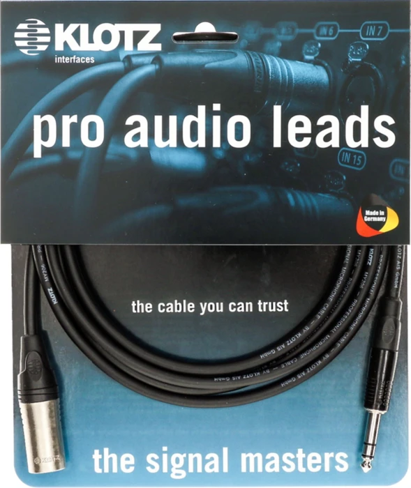 Klotz M1 XLRf/TRS 2.0m