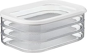 Mepal Aufschnittdose Modula 550/3 Vorratsdose Stapelbox weiß, 3-tlg.