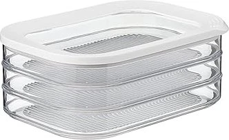 Mepal Aufschnittdose Modula 550/3 Vorratsdose Stapelbox weiß, 3-tlg.