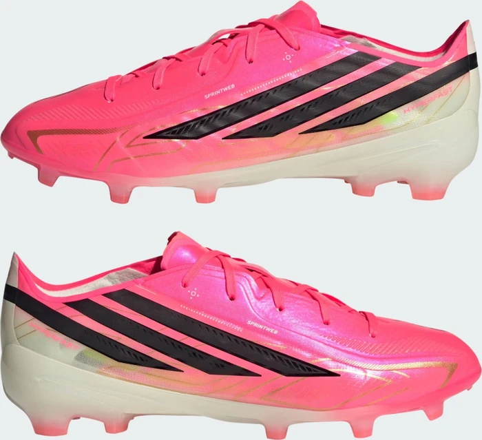 adidas F50 Hyperfast Elite FG solar turbo/core black/gold metallic (Junior)