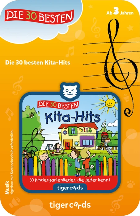 Tiger Media Tigercard Die 30 Besten Kita-Hits