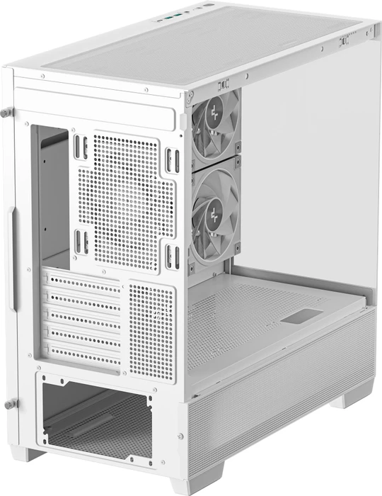 DeepCool CG380 3F WH, weiß, Glasfenster