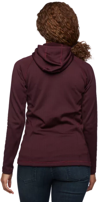 Black Diamond Factor Hoody Jacke bordeaux (Damen) (AP744080-6018) – Bild 2 von 2
