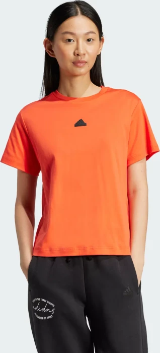adidas Signature Graphic Print T-Shirt kurzarm bright red (Damen)