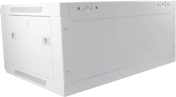 Allnet Wandschrank 9HE, einteilig, grau, 600mm tief