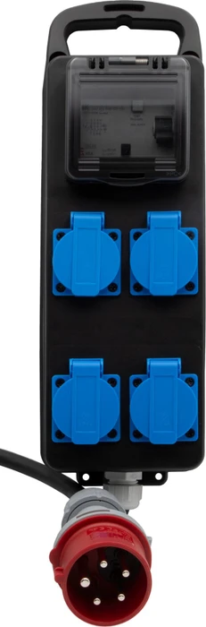 Brennenstuhl Portabler Stromverteiler BSV P, 4-fach, 2m, schwarz
