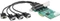DeLOCK 4x seriell RS-232, PCIe 2.0 x1 Vorschaubild