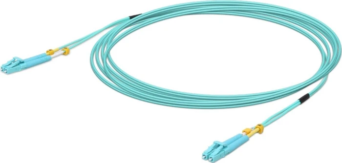 Ubiquiti UniFi ODN 10G LWL Duplex Kabel, OM3, 2x SC Stecker/2x SC Stecker, 0.5m, türkis