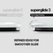 Pulsar Gaming Gears Superglide Glass Mousepad V3 Type-S Size L, 420x330mm, weiß Vorschaubild