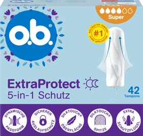 o.b. ExtraProtect Super Tampons, 42 Stück