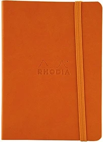 Rhodia Rhodiarama Notizbuch, A6, punktiert, Softcover, tangerine, 72 Blatt