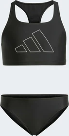 adidas Performance Big Bars Bikini-Set schwarz/weiß (Junior)