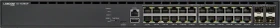 Lancom GS-4530 Rackmount 2.5G Managed Stacking Switch, 24x RJ-45, 4x SFP+, 2x QSFP+, 1440W PoE++ (GS-4530XUP / 61883)