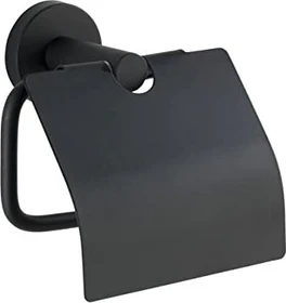 Wenko Bosio Toilettenpapierhalter schwarz