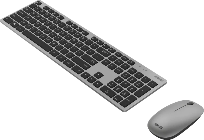 ASUS W5000 Wireless Keyboard and Mouse Set, silber, USB, DE