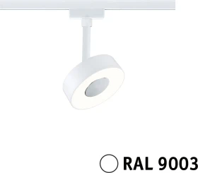 Paulmann URail Circle Schienensystem LED Spot 5W signalweiß, 1 Stück