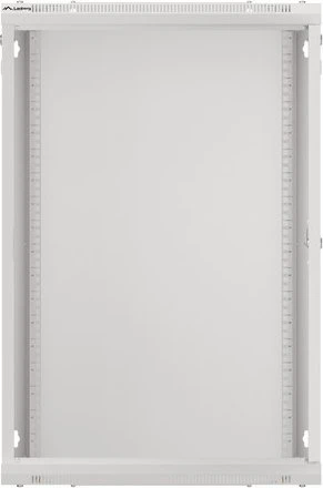 Lanberg WF01 Series 19" Wandschrank 18HE, hängend, Flatpack, Glastür, IP20, RAL 7035, 600mm tief
