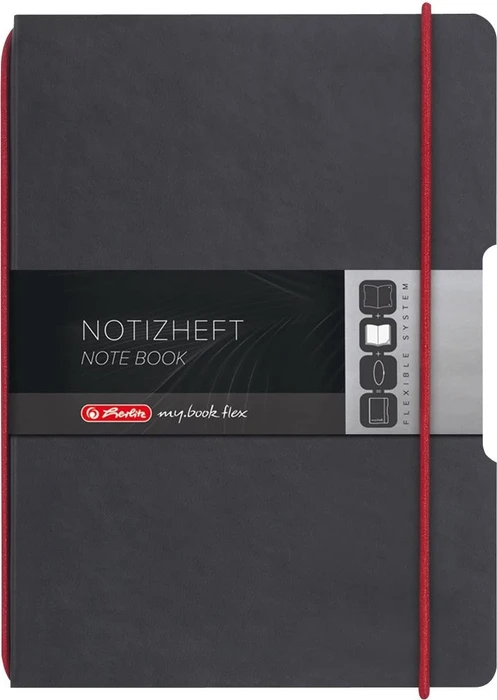 Herlitz my.book flex Notizheft Lederoptik-Wechselcover