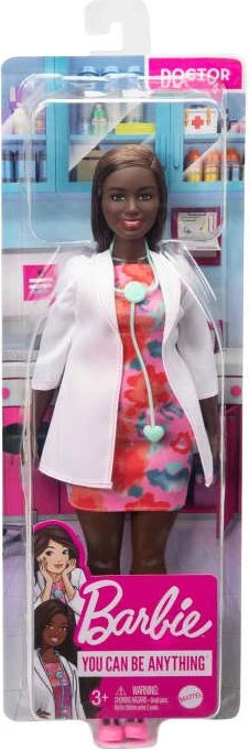 Mattel Barbie - Ich wäre gern... Ärztin Curvy