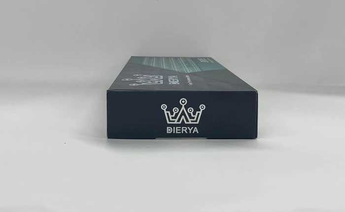 Dierya DK61SE, schwarz, LEDs grün, BROWN Switches, USB, US