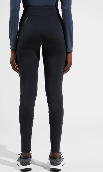 Odlo Zeroweight Warm Tights Laufhose lang schwarz (Damen)