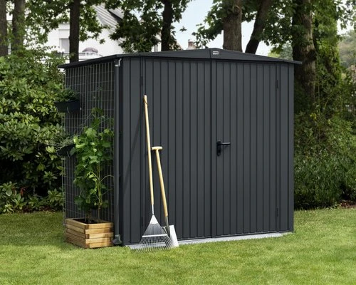 EcoStar Trend Euroline Typ 2 Gerätehaus anthrazitgrau