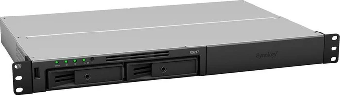 Synology RackStation RS217, 512MB RAM, 2x RJ-45 1000Base-T, 2x USB 3.0, 1HE