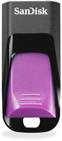 SanDisk Cruzer Edge 32GB schwarz/violett, USB-A, USB 2.0