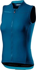 Castelli Anima 3 Trikot ärmellos marine blue/celeste (Damen)