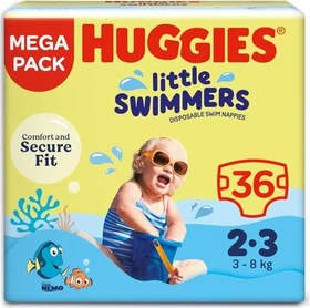 Huggies Little Swimmers Gr.2-3 Einweg-Schwimmwindel, 3-8kg, 12 Stück