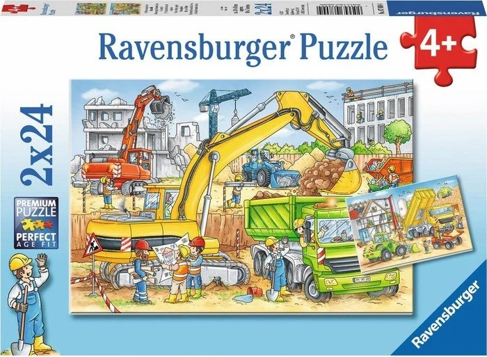 Ravensburger Puzzle Viel zu tun auf der Baustelle