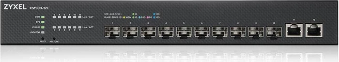 Zyxel XS1930 Desktop 10G Smart Switch, 10x SFP+, 2x RJ-45