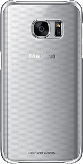 Samsung Clear Cover für Galaxy S7 silber