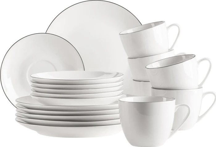 Mäser Felise Kaffeeservice weiß, 18-tlg. (934120)