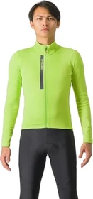 Castelli Entrata Thermal Trikot langarm electric lime/dark gray (Herren)