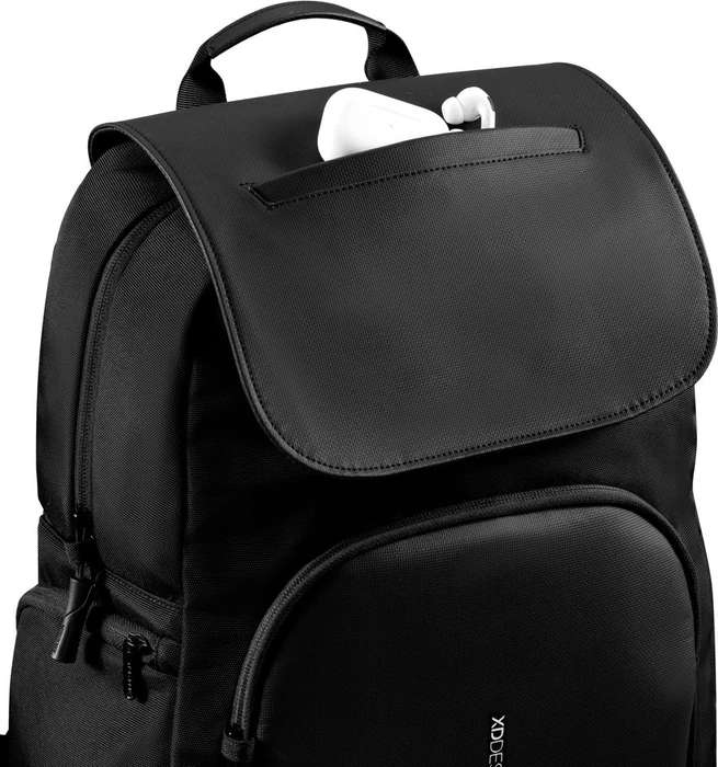 XD Design 16" Soft Daypack Notebook-Rucksack, schwarz