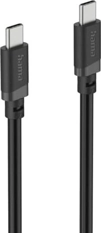 Hama Ladekabel USB-C/USB-C 60W 3m schwarz