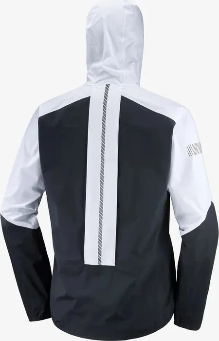 Salomon Bonatti Trail Laufjacke schwarz/weiß (Herren)