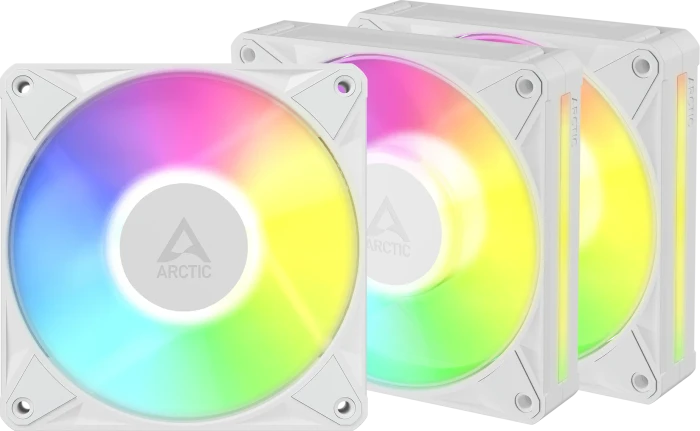 ARCTIC BioniX P12 A-RGB, weiß, 120mm, 3er-Pack