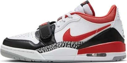 Nike Air Jordan Legacy 312 Low white/black/wolf grey/fire red (Herren)