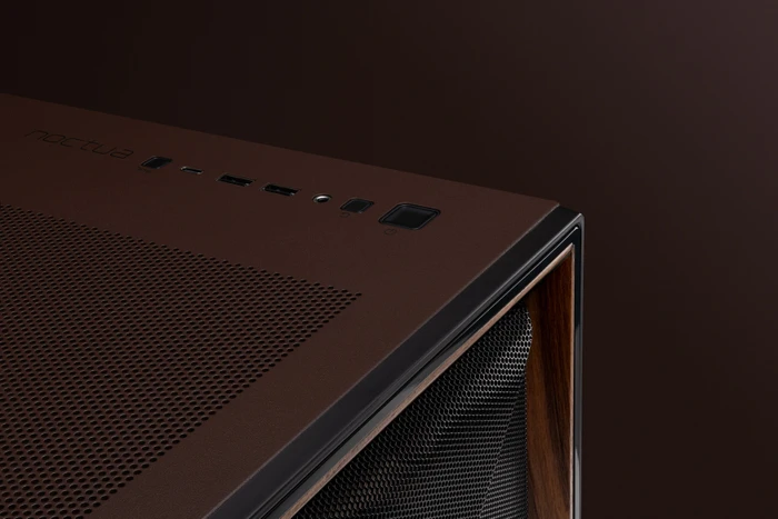 Antec Flux Pro Noctua Edition, schwarz/braun, Glasfenster