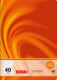 Brunnen Vivendi Schulheft, A4, Lineatur 40, orange, 16 Blatt