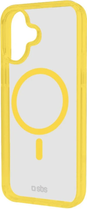 SBS Mobile Mag Frame Case für Apple iPhone 16 gelb