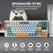 Epomaker RT85 Wireless, Gray White, LEDs RGB, hot-swap, Epomaker Creamy Jade, USB/Bluetooth, US Vorschaubild